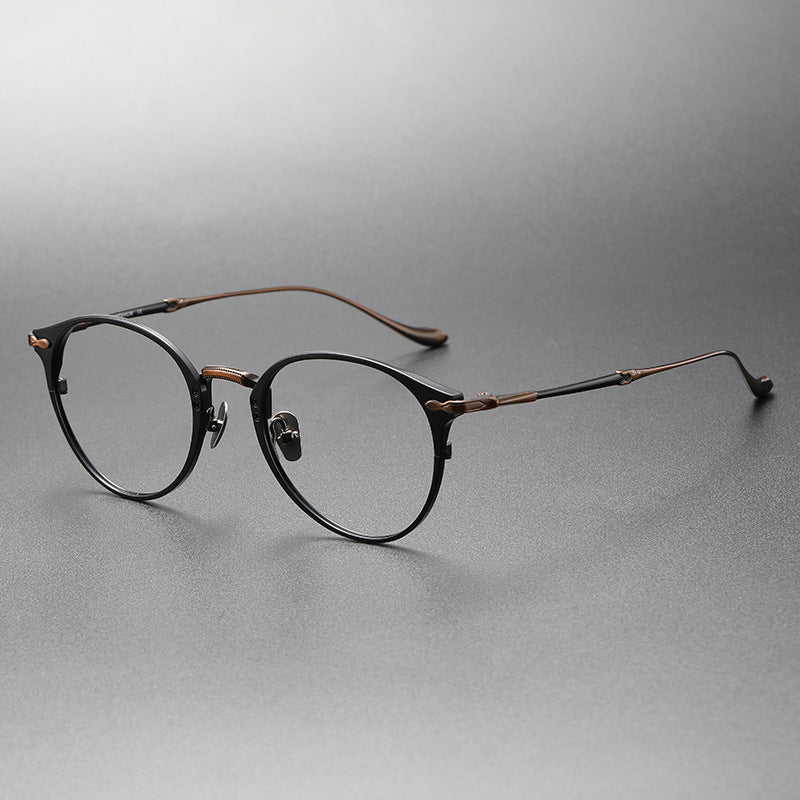 Titanium Oval Glasses Frame M3112