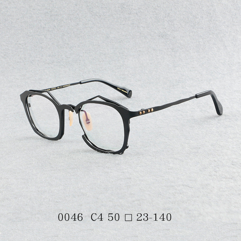 Alian Personality Irregular Titanium Glasses Frame