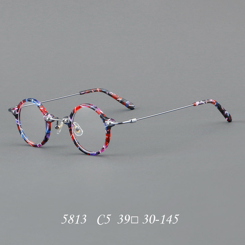 Botolf Vintage Round Acetate Glasses Frame