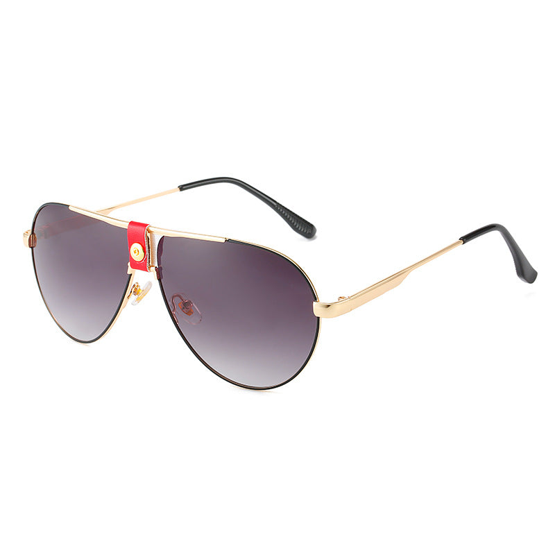 Leather cover beam sunset gradient toad glasses
