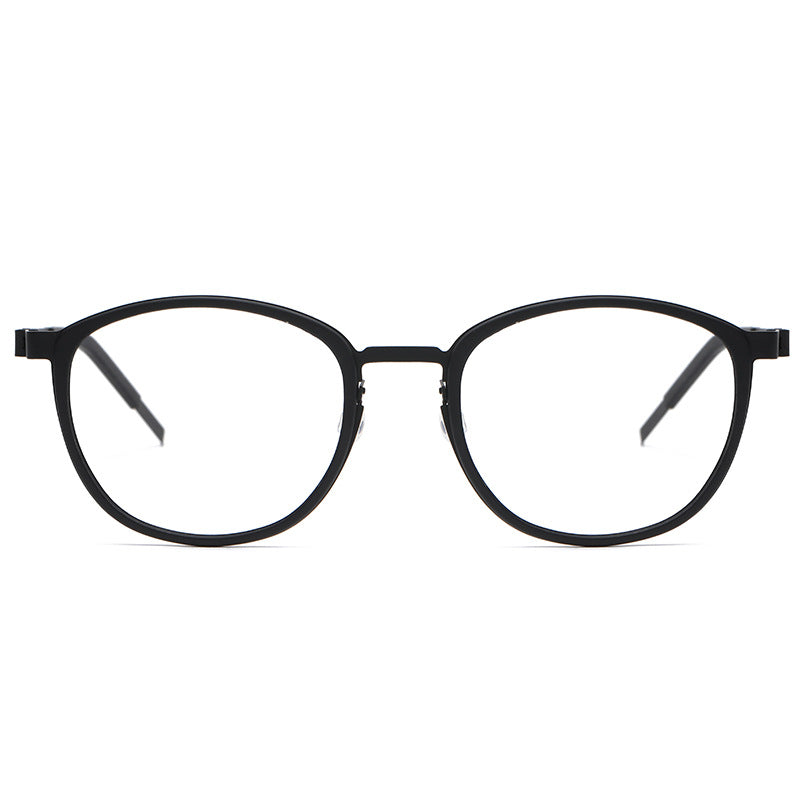 Idris Titanium Vintage Oval Eyeglasses Frames