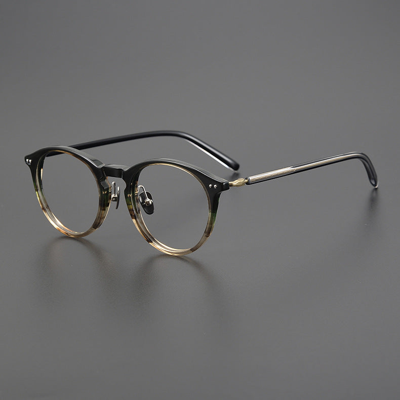 Titanium Round Glasses Frame 9907