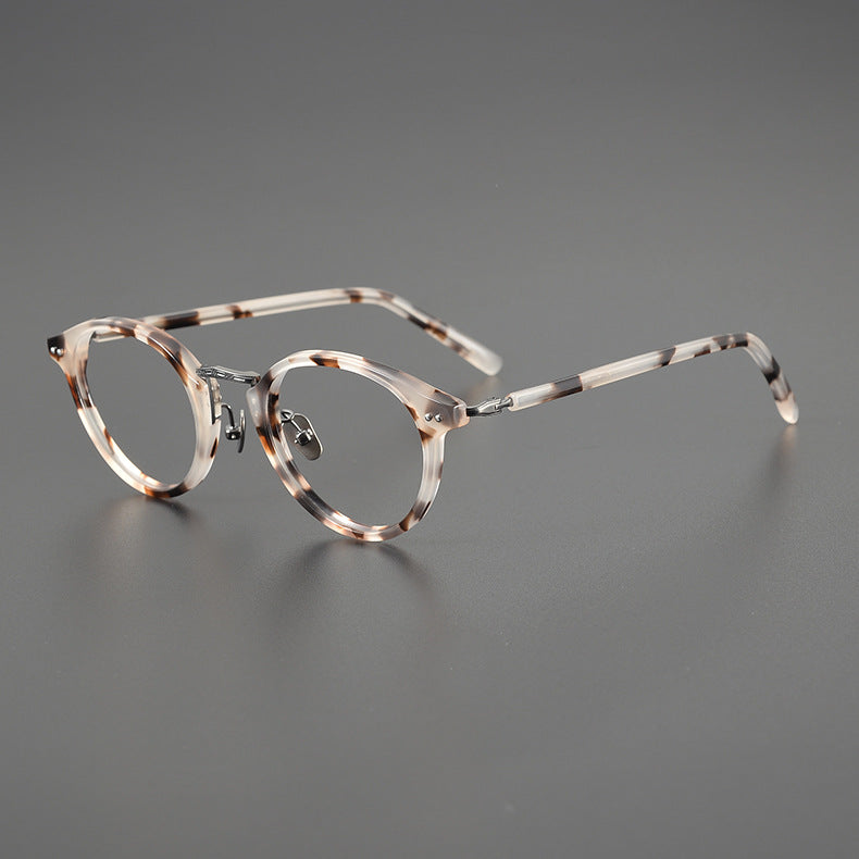 Titanium Round Glasses Frame 9096