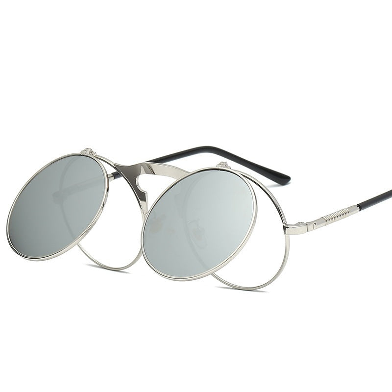 Double-layer flip uv protection sunglasses