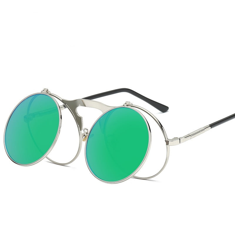 Double-layer flip uv protection sunglasses