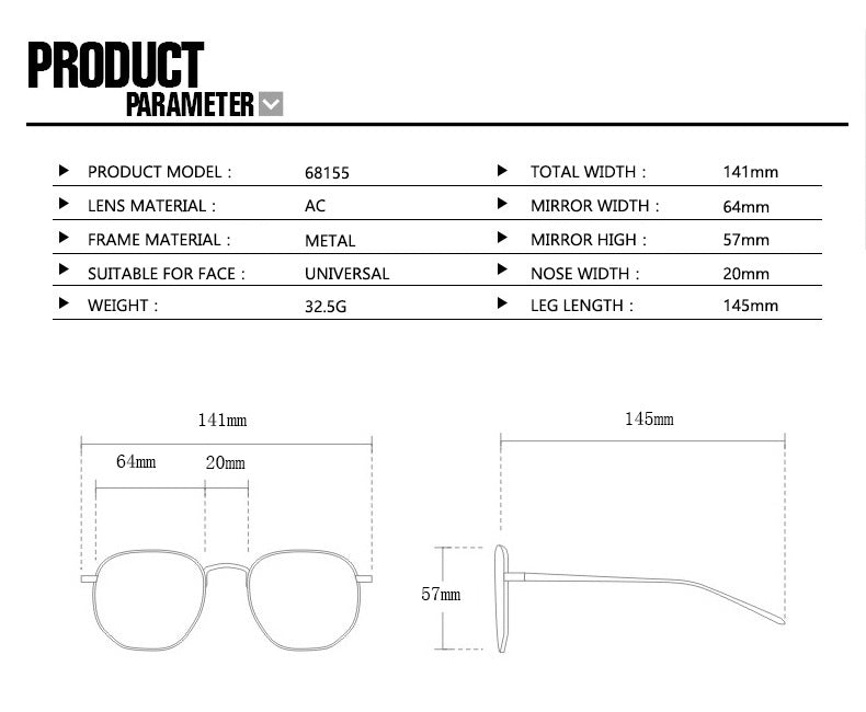 Cat Eye TR90 Glasses