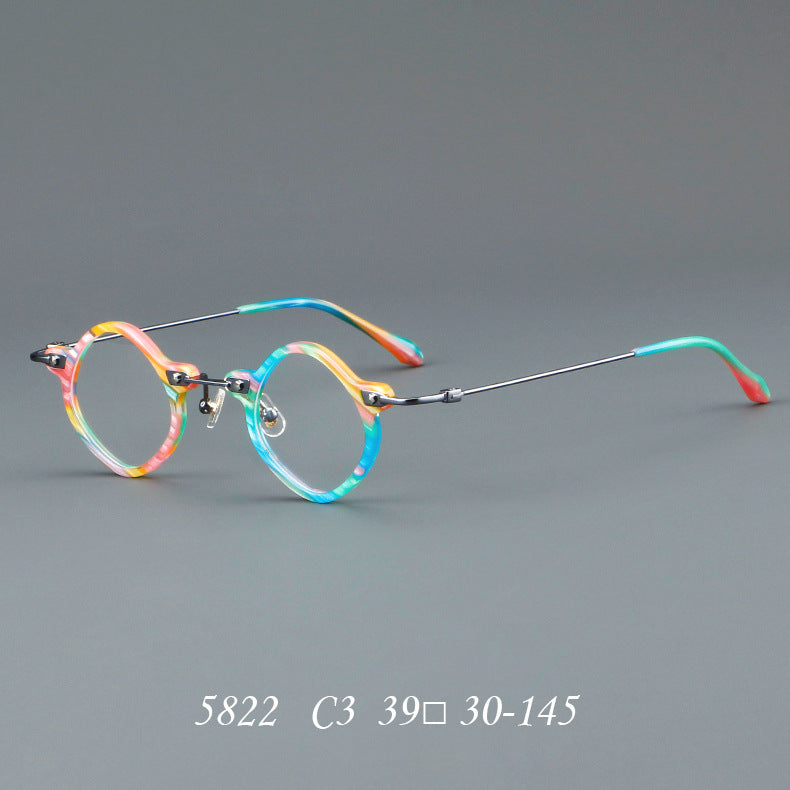 Logan Retro Geometric Glasses Frame