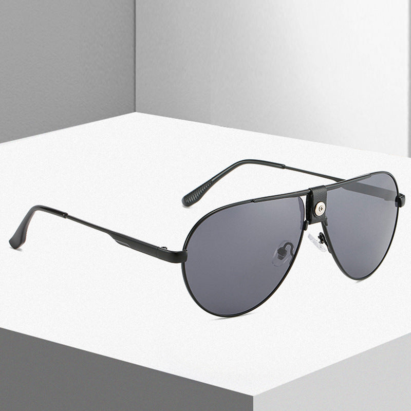 Leather cover beam sunset gradient toad glasses