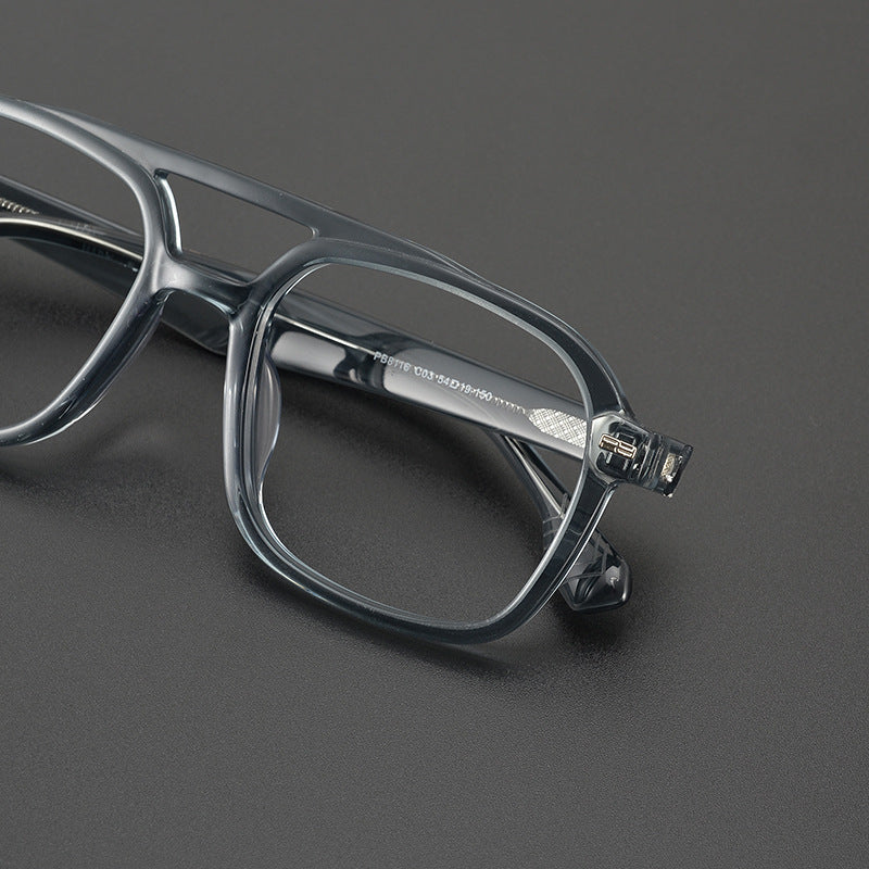 Retro Acetate Square Glasses Frames 8116