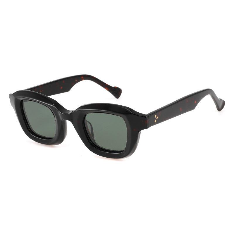 Square frame large frame sunglasses