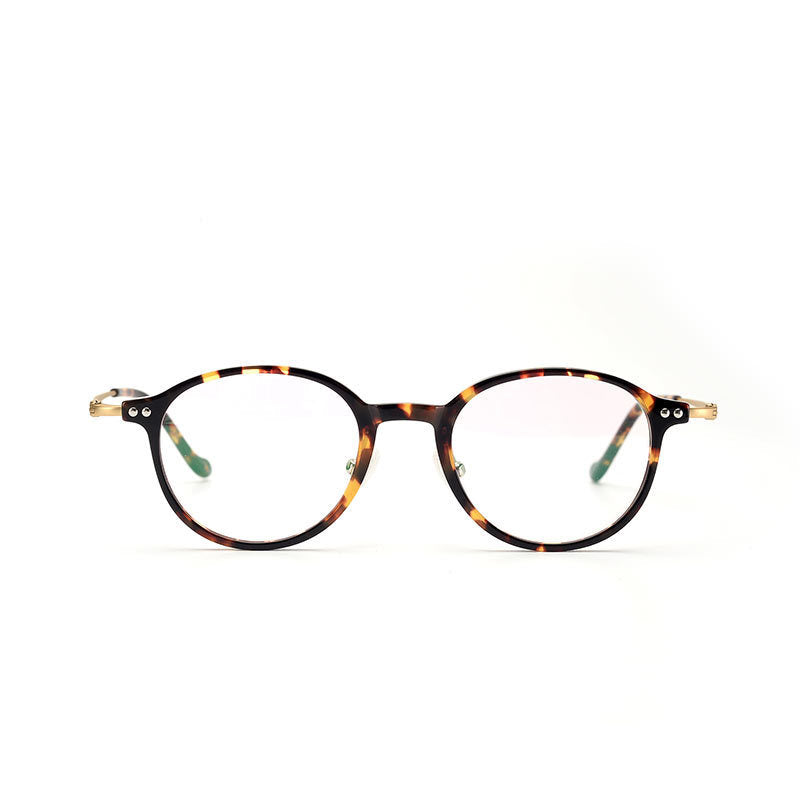 Titanium Vintage Round Eyeglasses Frames 0316