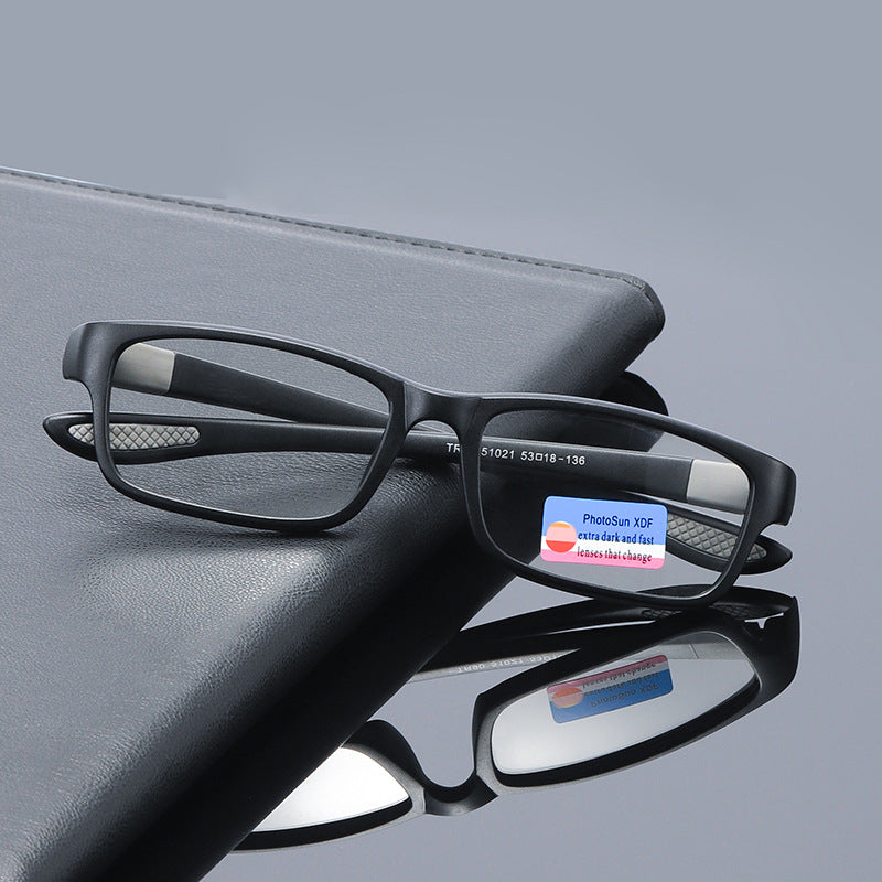 Two-color frame sports reading glasses