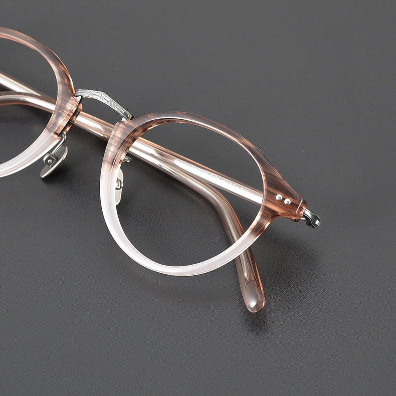 Titanium Round Glasses Frame 9096