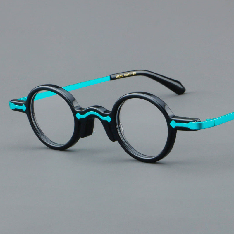 Leif Retro Small Round Acetate Glasses Frame