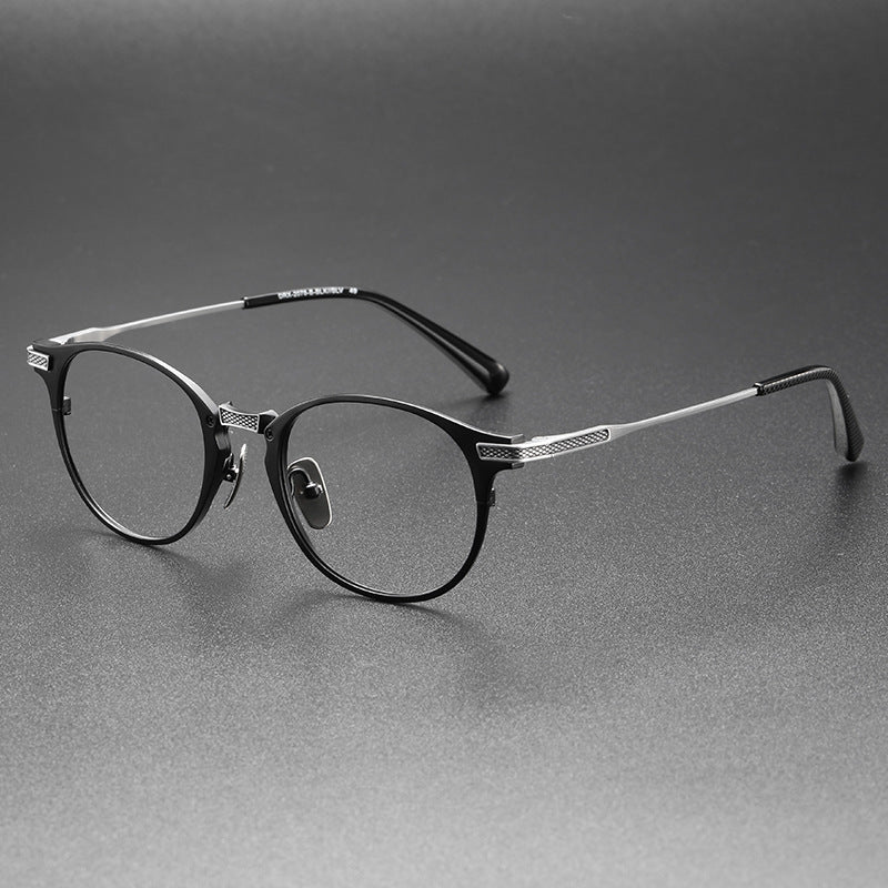 Retro Oval Titanium Ultra-Light Glasses Frame