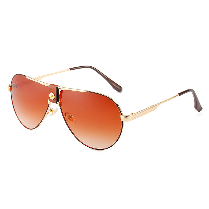 Leather cover beam sunset gradient toad glasses
