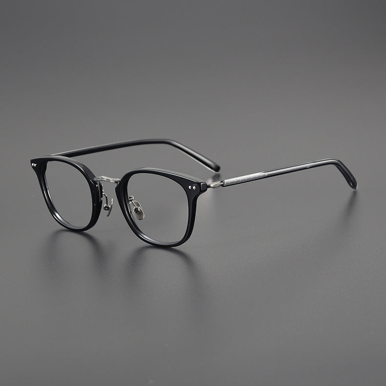 Retro Titanium Square Glasses Frame 9808