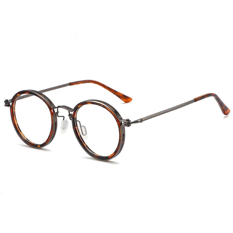 Kay Retro Round Optical Metal Glasses Frame