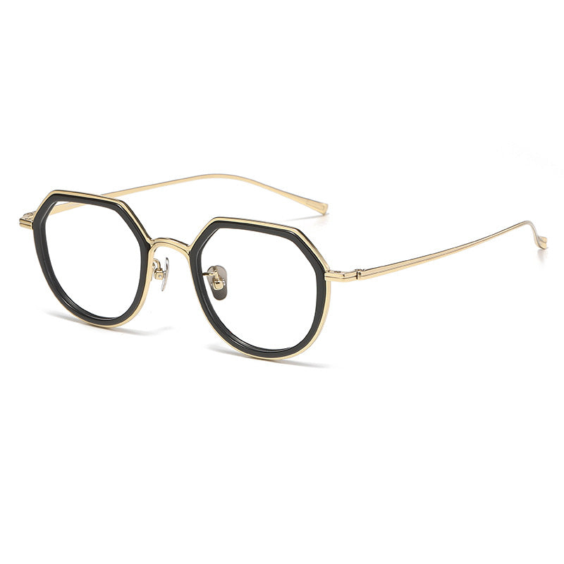 Orion Titanium Geometric Glasses Frame