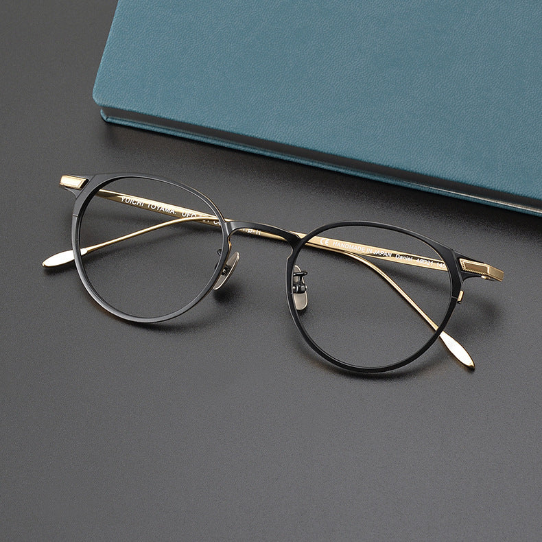 Titanium Vintage Round Eyeglasses Frames 2232
