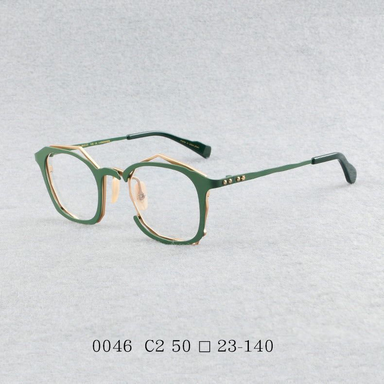 Alian Personality Irregular Titanium Glasses Frame