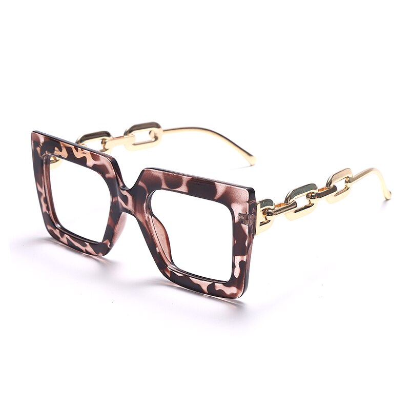 Oversize Square Anti Blue Light Glasses