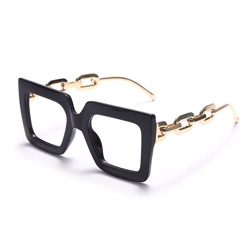 Oversize Square Anti Blue Light Glasses