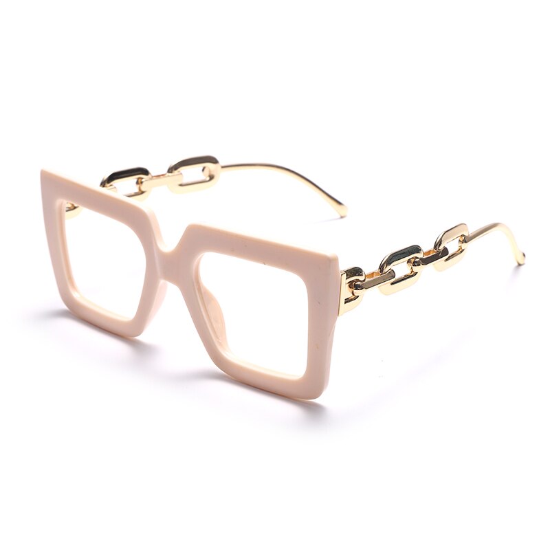 Oversize Square Anti Blue Light Glasses