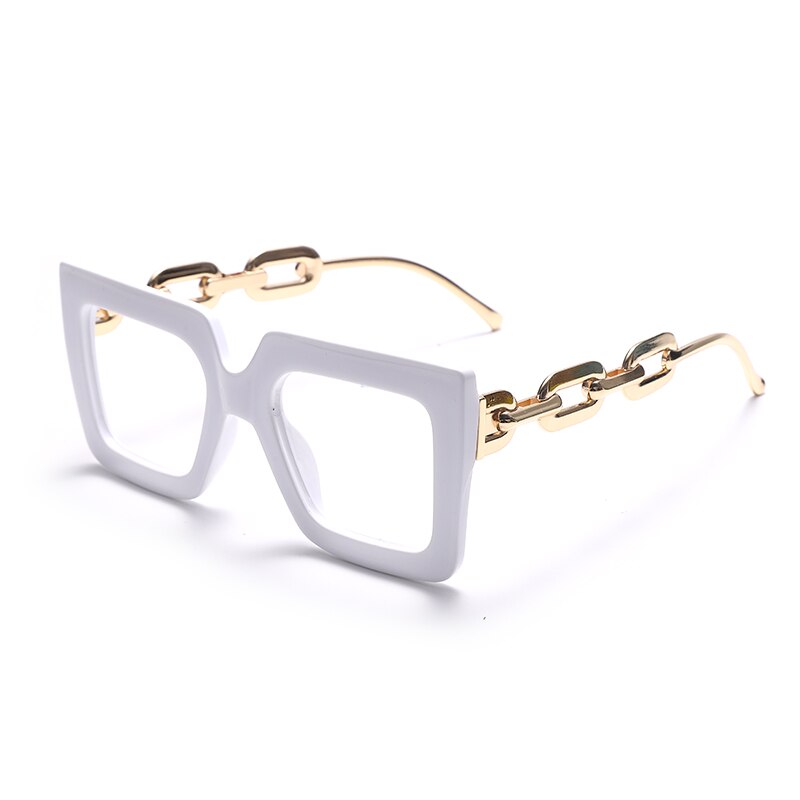 Oversize Square Anti Blue Light Glasses
