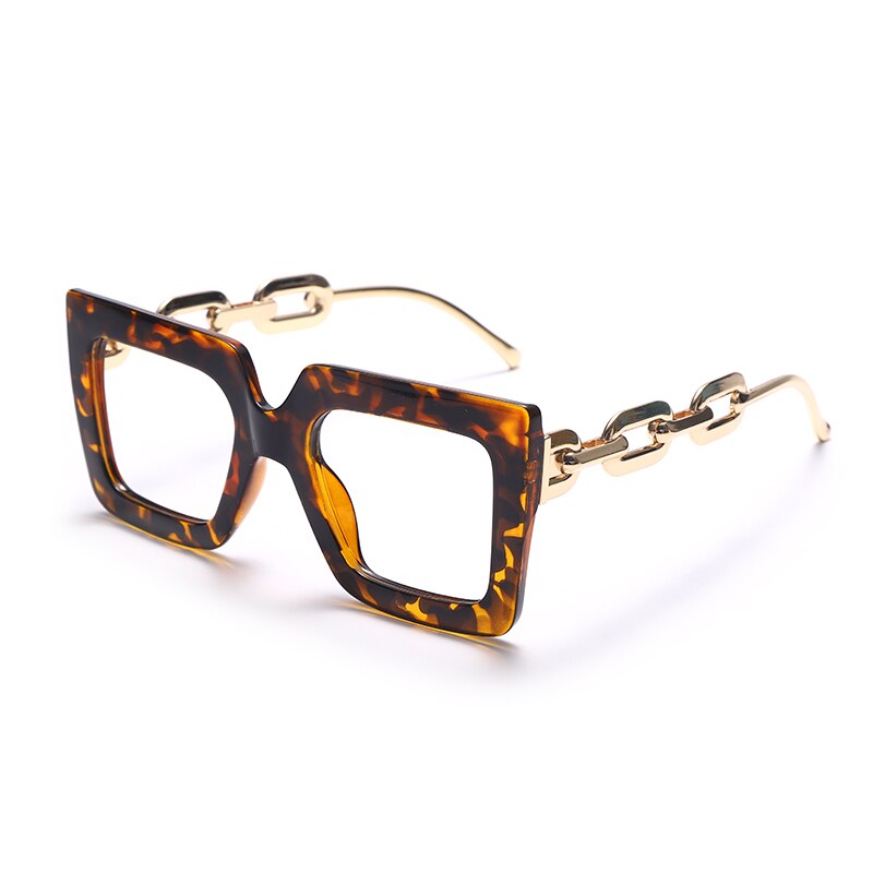 Oversize Square Anti Blue Light Glasses