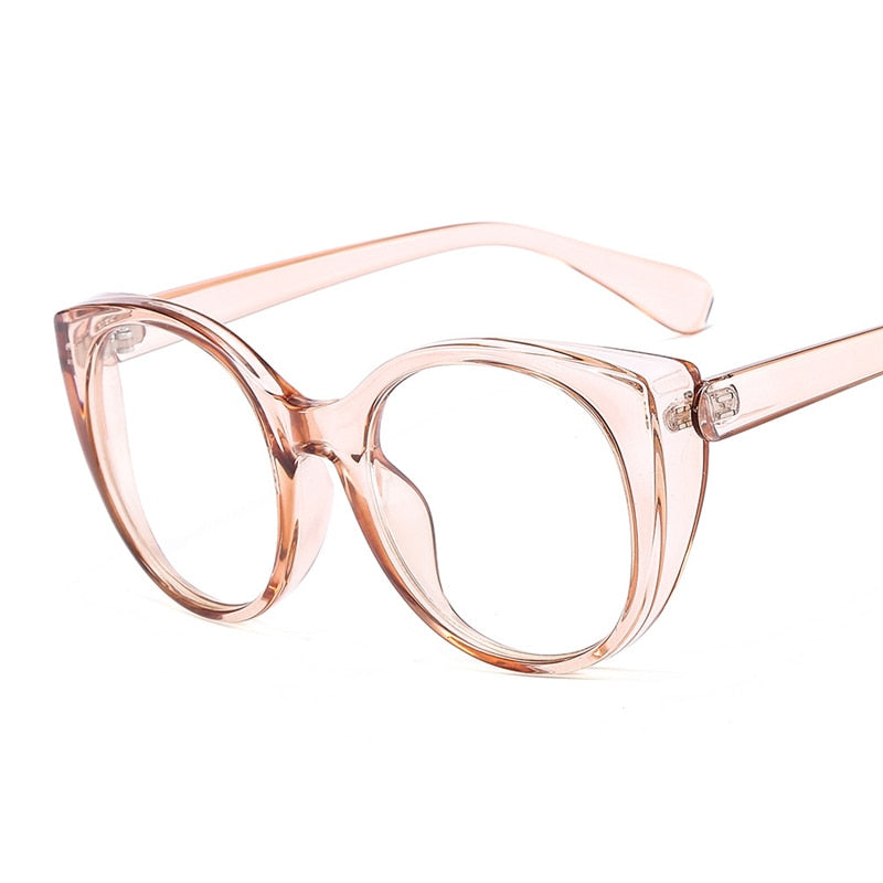 Oversized Cat Eye Optical Glasses