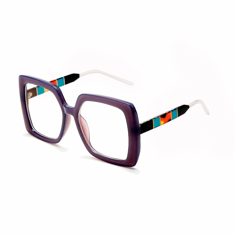 Oversized Square Transparent Glasses