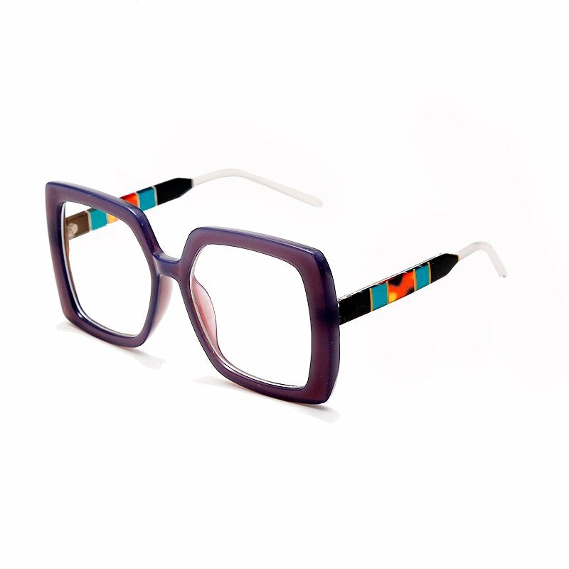 Oversized Square Transparent Glasses