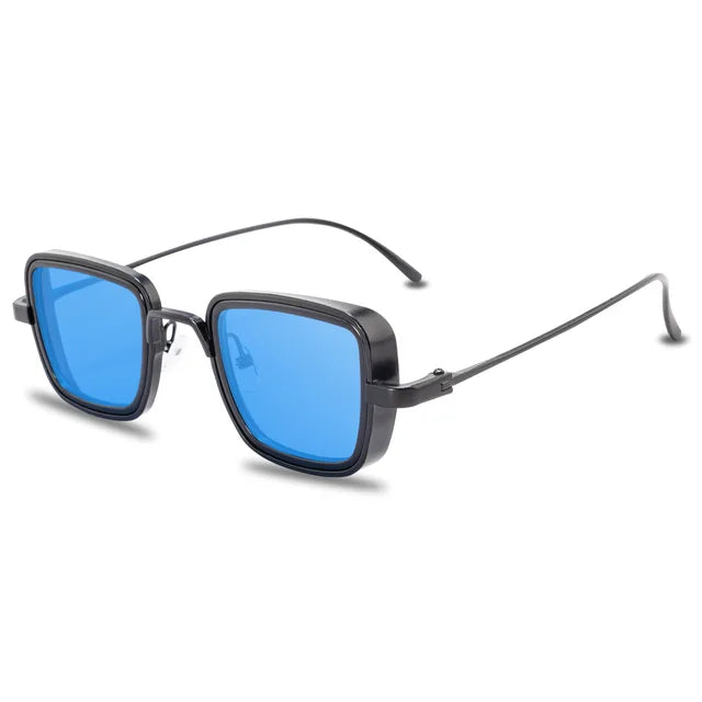 Retro Square Metal Frame Sunglasses