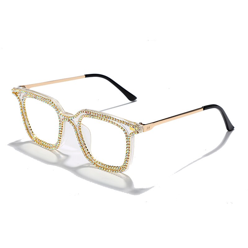 Luxury Rhinestone Frame Anti Blue Light Glasses