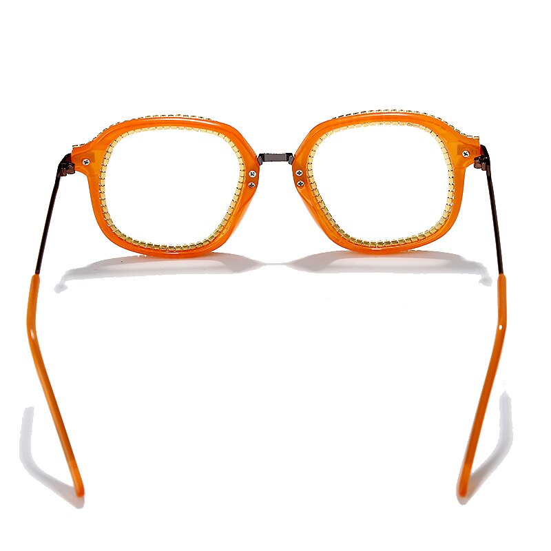 Luxury Rhinestone Frame Anti Blue Light Glasses