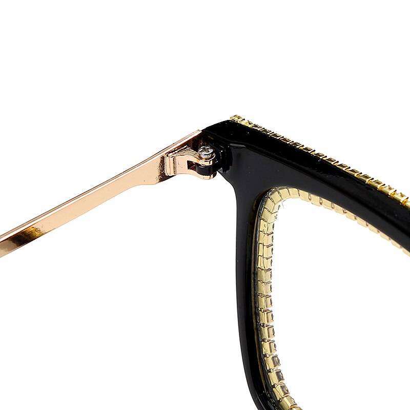 Luxury Rhinestone Frame Anti Blue Light Glasses