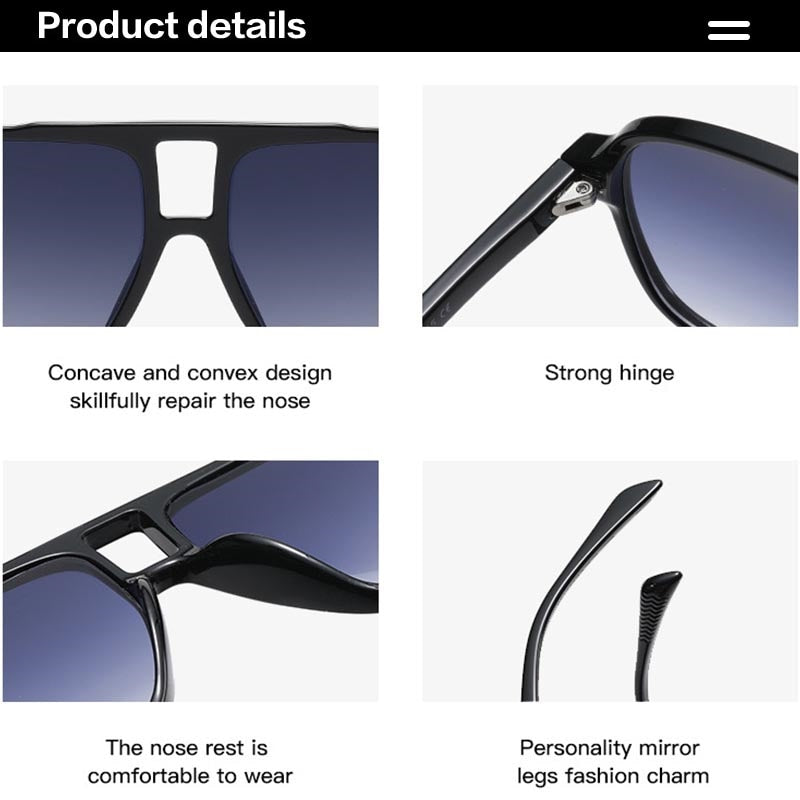 Square Pilot Sunglasses