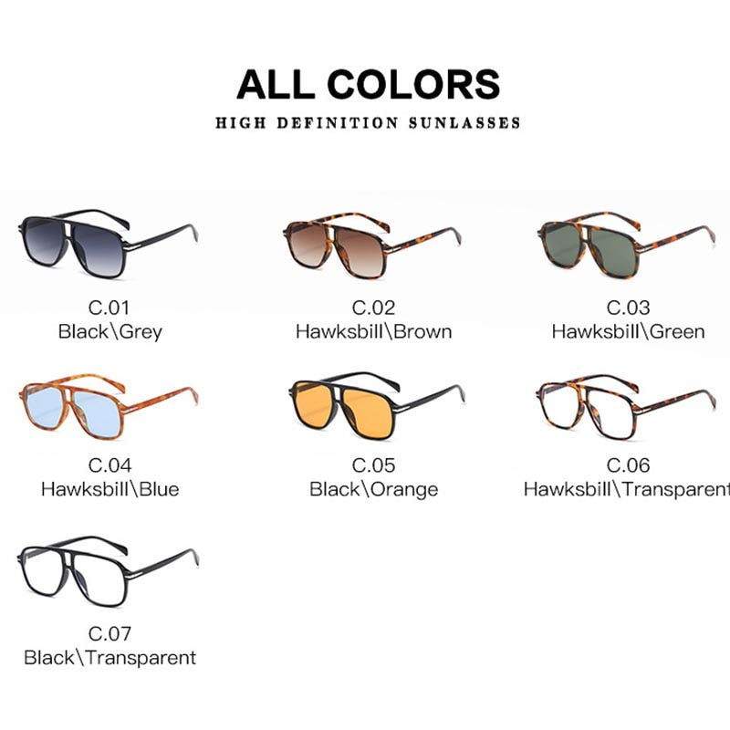 Square Pilot Sunglasses