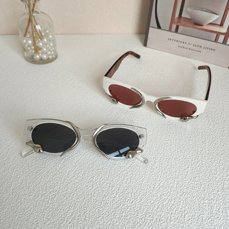Steampunk Rectangle Sunglasses