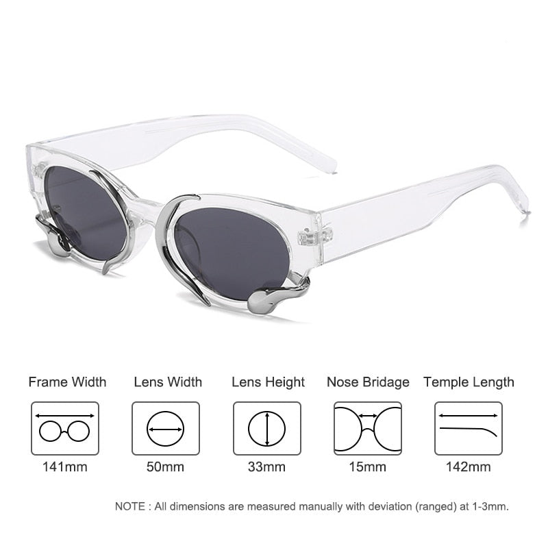 Steampunk Rectangle Sunglasses