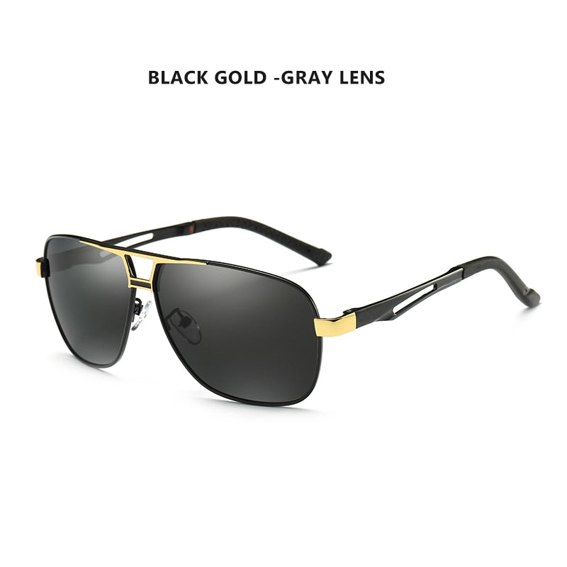 Square Polarized Photochromic Sunglasses