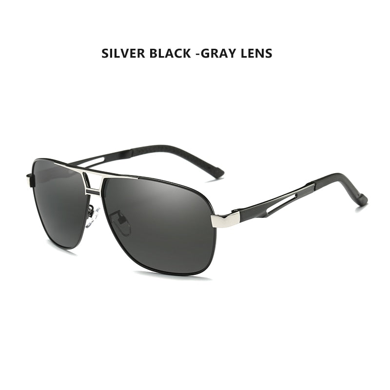 Square Polarized Photochromic Sunglasses