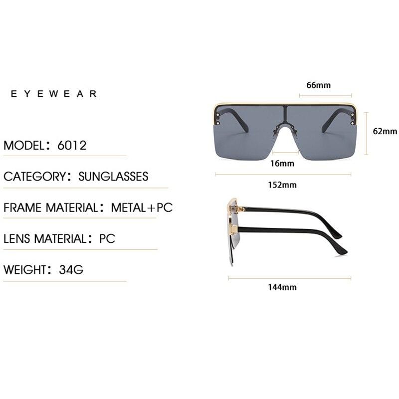 Oversize Gradient Sunglasses