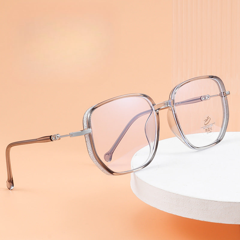Diamond portable fashion glasses