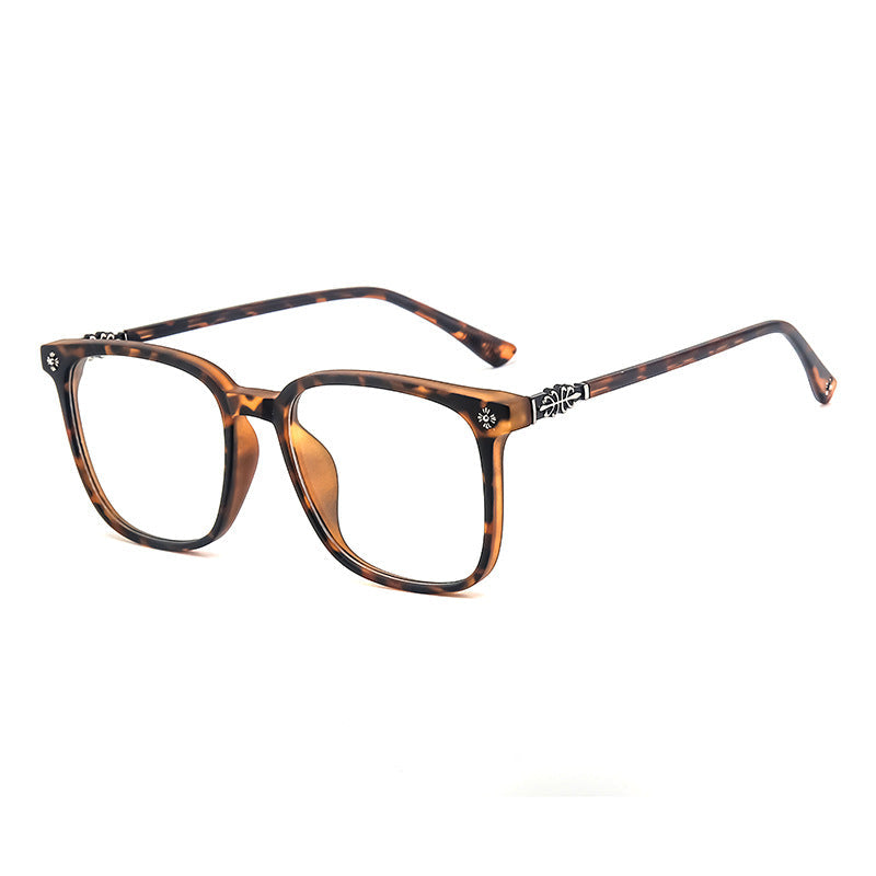 Retro square frame reading glasses
