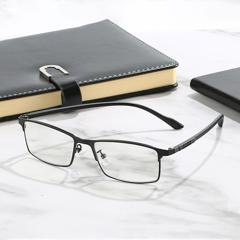 Changing anti-blue light reading glasses