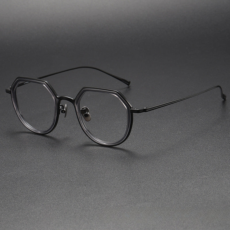 Orion Titanium Geometric Glasses Frame