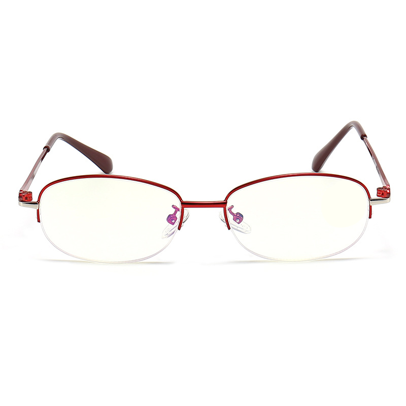 Half frame anti-blue light reading glasses