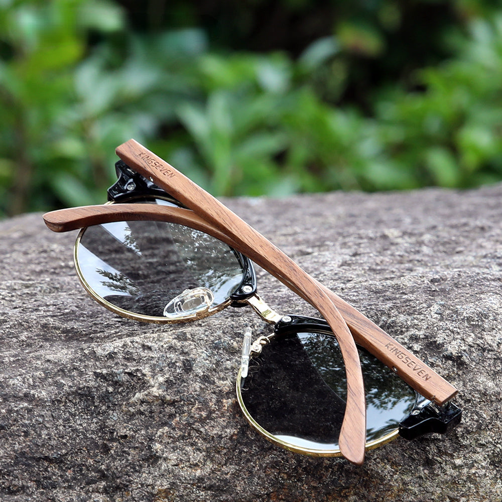 High Quality Black Walnut Wood Sunglasses